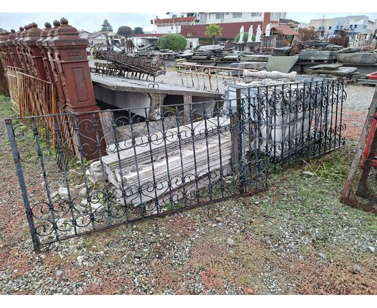 Iron railing L 5mt