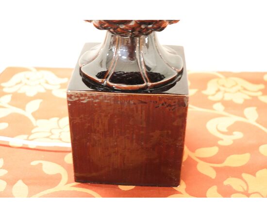 Vintage ceramic pineapple table lamp, 1970s. NEGOTIABLE PRICE