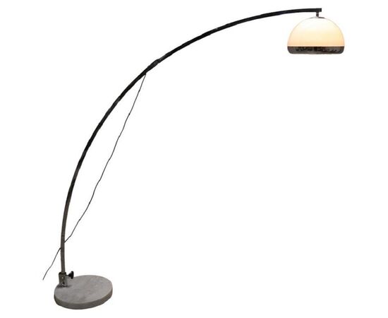 Guzzini adjustable arc floor lamp, 1970s. PRICE NEGOTIABLE