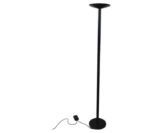 Vintage black metal floor lamp, 1970s. PRICE NEGOTIABLE.