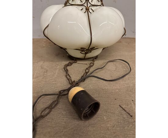 Antique Murano glass chandelier from the early 20th century, 35x30cm