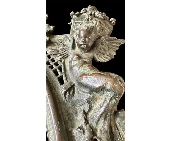 Chiseled Bronze Baroque Frame – 19th Century