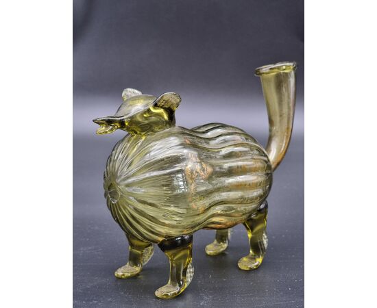 Cagnolino in vetro soffiato – Murano (?), XIX secolo