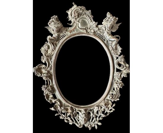 Chiseled Bronze Baroque Frame – 19th Century