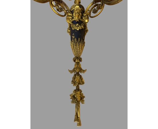 Coppia di appliques in bronzo