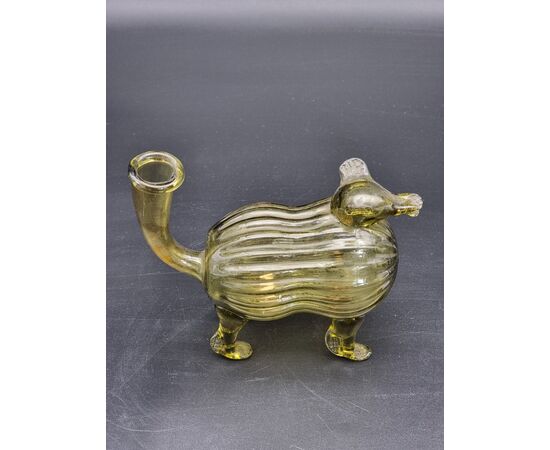 Cagnolino in vetro soffiato – Murano (?), XIX secolo