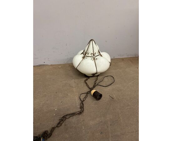 Antique Murano glass chandelier from the early 20th century, 35x30cm