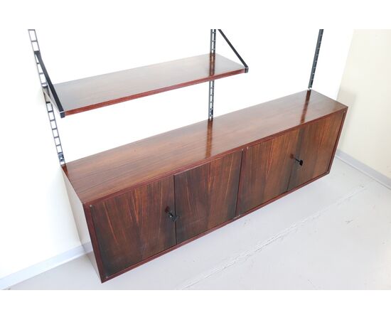 1960s wall bookcase