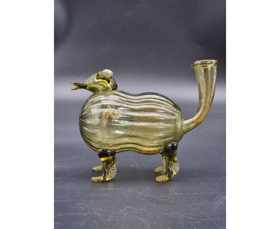 Cagnolino in vetro soffiato – Murano (?), XIX secolo