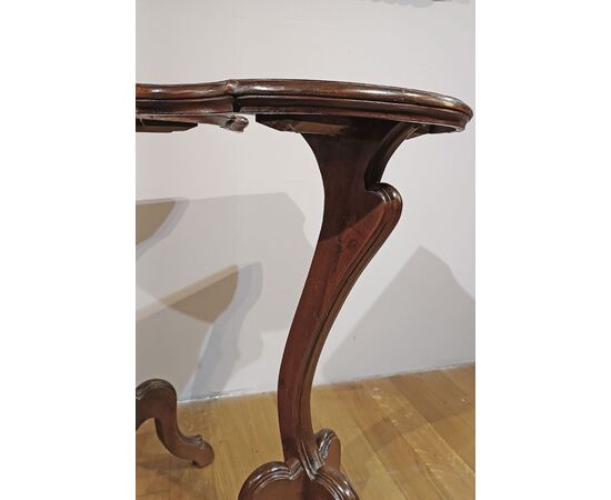 PAIR OF 19TH CENTURY GUERIDON CONSOLE TABLES