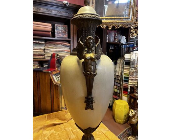 Large bronze vases France