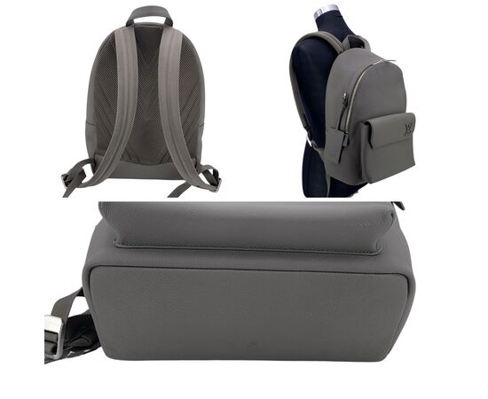LOUIS VUITTON Zaino in Pelle Col. Grigio Takeoff L