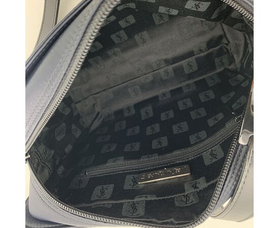 YVES SAINT LAURENT Borsa a Tracolla Vintage in Tela Col. Nero M