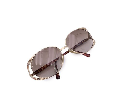DIOR Occhiali da Sole Vintage in Metallo Col. Oro
