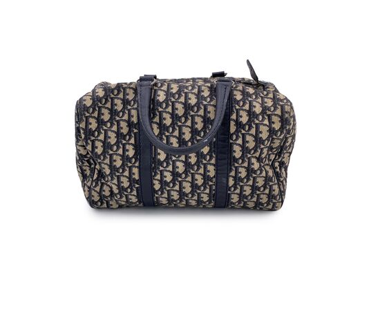 DIOR Borsa a Mano Vintage in Tela Col. Blu Diorissimo M