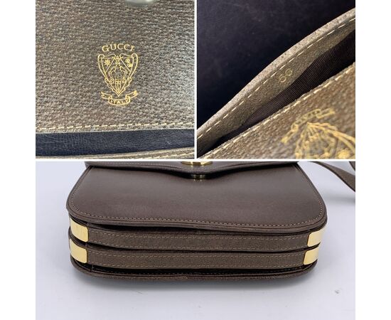 GUCCI Borsa a Tracolla Vintage in Pelle Col. Marrone M