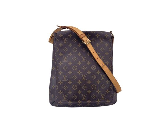 LOUIS VUITTON Borsa a Tracolla Vintage in Tela Col. Marrone Musette M