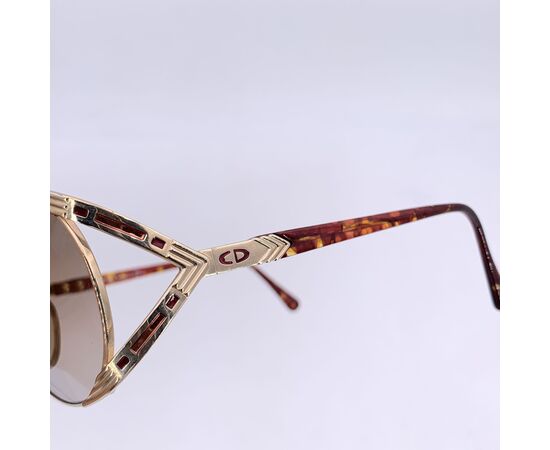 DIOR Occhiali da Sole Vintage in Metallo Col. Oro