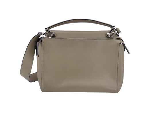 FENDI Borsa Shopper in Pelle Col. Grigio Dot Com M