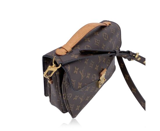 LOUIS VUITTON Borsa a Tracolla in Tela Col. Marrone Metis M