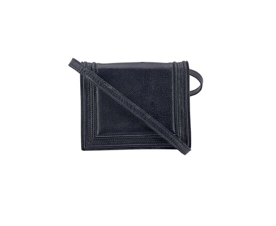 YVES SAINT LAURENT Borsa a Tracolla Vintage in Pelle Col. Nero S