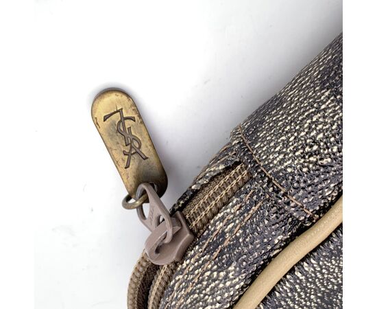 YVES SAINT LAURENT Pochette Vintage in Tela Col. Grigio M