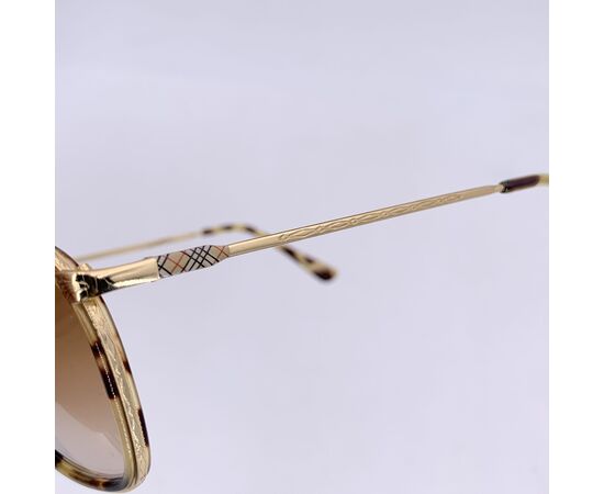 BURBERRY Occhiali da Sole Vintage in Metallo Col. Marrone