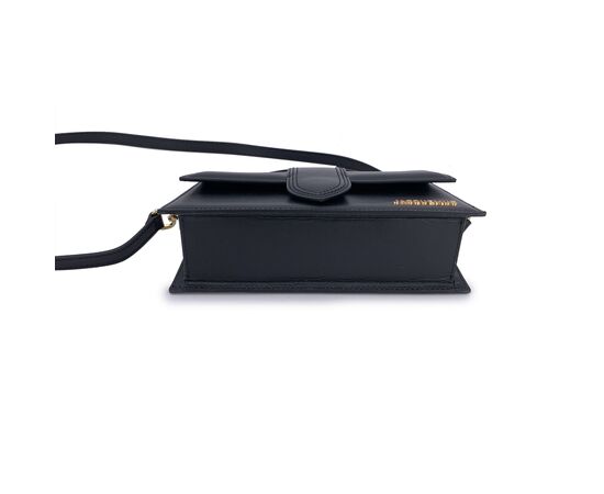 JACQUEMUS Borsa a Tracolla in Pelle Col. Nero Le Grand Bambino S