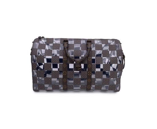 LOUIS VUITTON Borsa da Viaggio in Tela Col. Marrone Keepall L