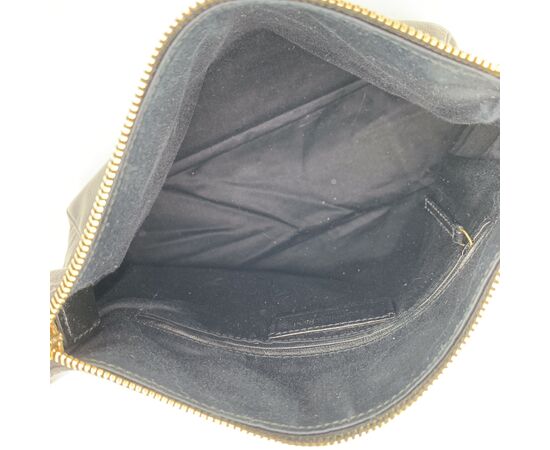 YVES SAINT LAURENT Borsa a Tracolla in Pelle Lucida Col. Nero S
