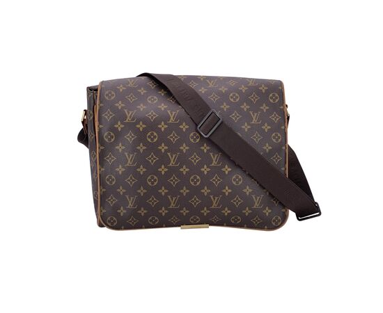 LOUIS VUITTON Borsa a Tracolla in Tela Col. Marrone Abbesses Messenger L