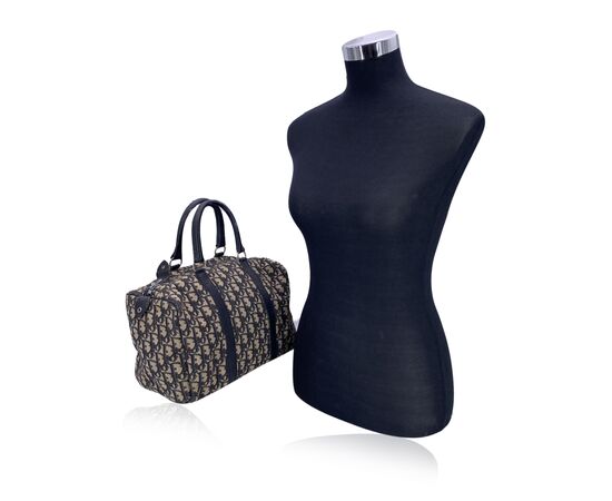 DIOR Borsa a Mano Vintage in Tela Col. Blu Diorissimo M