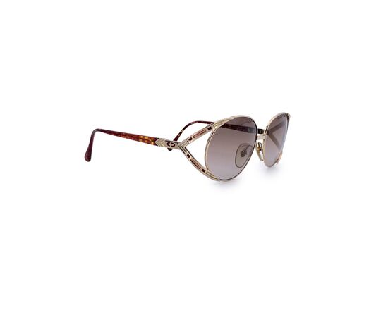 DIOR Occhiali da Sole Vintage in Metallo Col. Oro