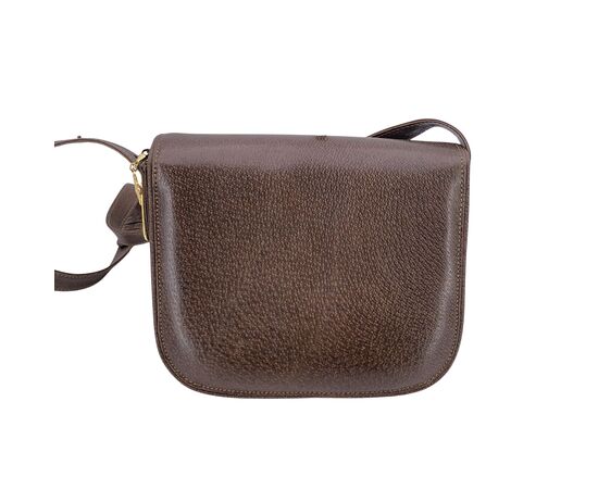 GUCCI Borsa a Tracolla Vintage in Pelle Col. Marrone M
