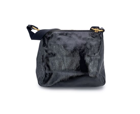 YVES SAINT LAURENT Borsa a Tracolla in Pelle Lucida Col. Nero S