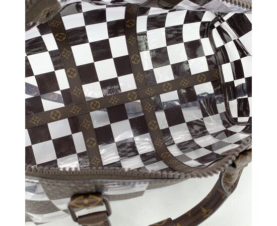 LOUIS VUITTON Borsa da Viaggio in Tela Col. Marrone Keepall L