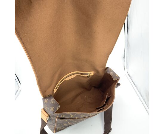 LOUIS VUITTON Borsa a Tracolla in Tela Col. Marrone Abbesses Messenger L