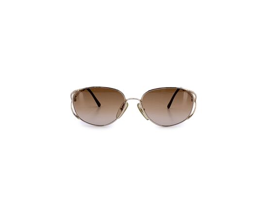 DIOR Occhiali da Sole Vintage in Metallo Col. Oro