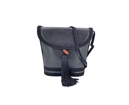 YVES SAINT LAURENT Borsa a Tracolla Vintage in Pelle Col. Nero S