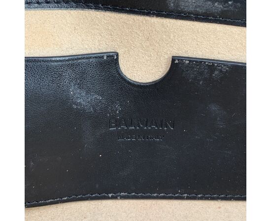 BALMAIN Borsa a Tracolla in Pelle Col. Nero B Buzz S