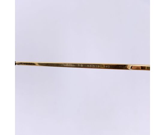 BVLGARI Occhiali da Sole in Metallo Col. Oro