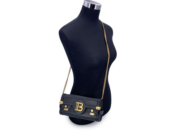 BALMAIN Borsa a Tracolla in Pelle Col. Nero B Buzz S