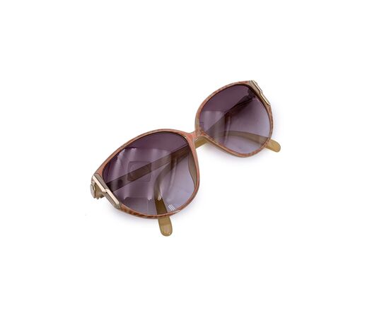 DIOR Occhiali da Sole Vintage in Acetato Col. Beige