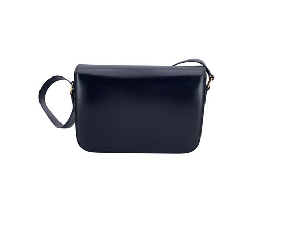 CELINE Borsa a Tracolla in Pelle Col. Nero Triomphe M