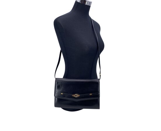 GUCCI Borsa a Tracolla Vintage in Pelle Col. Nero S