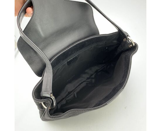 GUCCI Borsa a Tracolla in Tela Col. Nero M