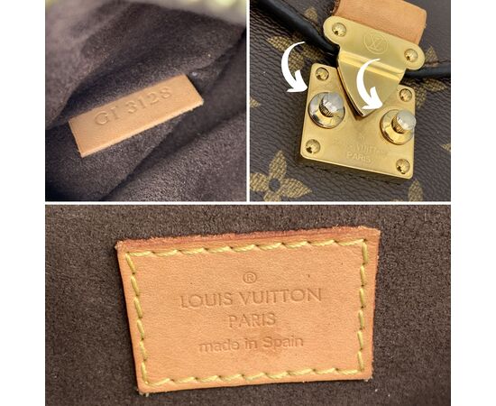 LOUIS VUITTON Borsa a Tracolla in Tela Col. Marrone Metis M