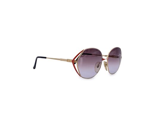 DIOR Occhiali da Sole Vintage in Metallo Col. Oro