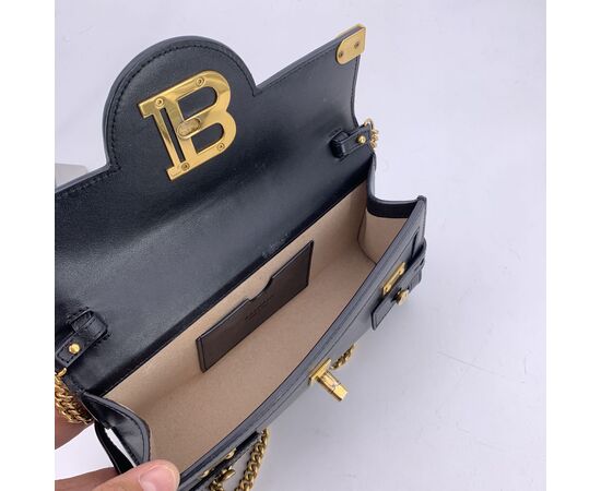 BALMAIN Borsa a Tracolla in Pelle Col. Nero B Buzz S