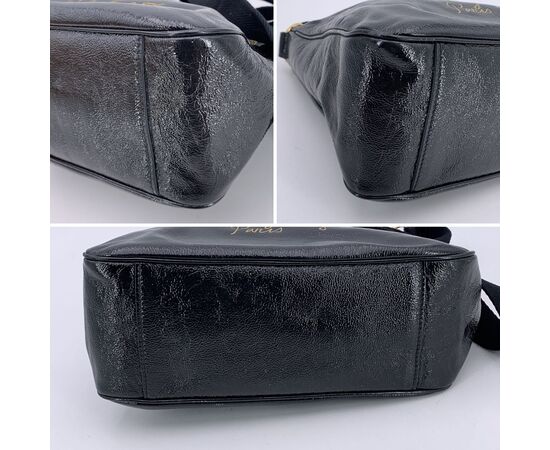 YVES SAINT LAURENT Borsa a Tracolla in Pelle Lucida Col. Nero S